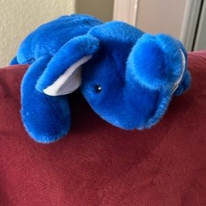 Peanut the Bright blue TY elephant